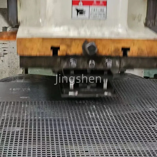 Polished, Perforated 90-degree Circular Mesh Diamond-shaped Curtain Wall Cladding Metal Grille, Including Cutting Service photo-2