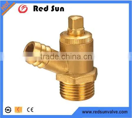 HR4080 Factory Manufacture Forged Brass Water Drain Stop Valve