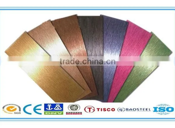 Color drawing 304 stainless steel plate