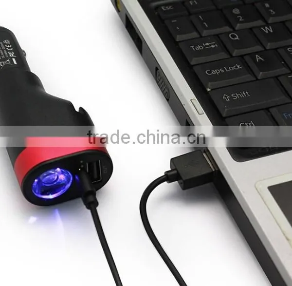 2016 Portable Multi-functional Car Charger for Led Torch 12 V Car Adaptor for Led Flashlight/ Torch photo-2