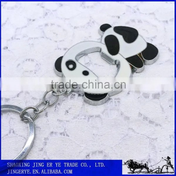 Latest Chain Design Cute Panda Design Bottle Opner Multi-purpose Key Chain photo-3