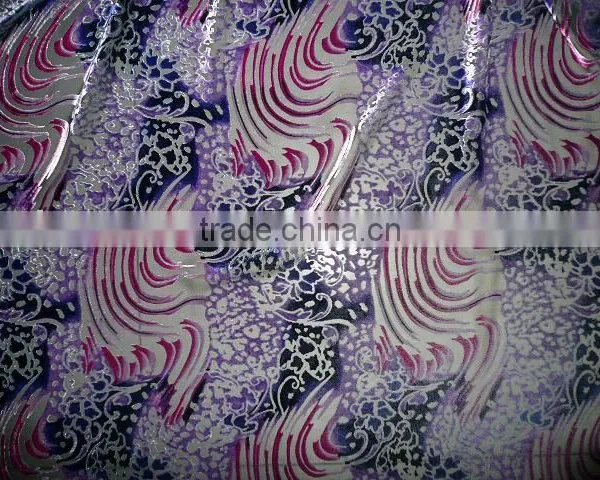Silk Velvet Burn Out & Print Fabric