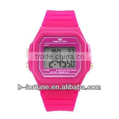 BF1020 Colorful Any Pantone Plastic LCD Digital Watch photo-4