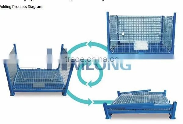 Collapsible Powder-coated Wire Mesh Basket photo-2