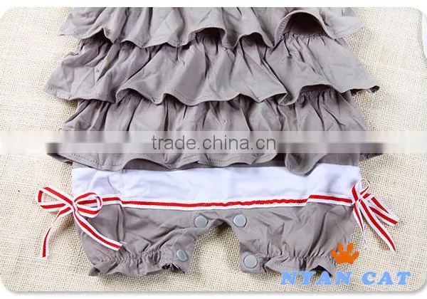 Hot Sale Summer Girl Cloth Cute Infant&Toddler Clothing Kids Girls' Clothes Baby Girl Strap Cupcake Jumpsuits Baby Girl Rompers photo-4