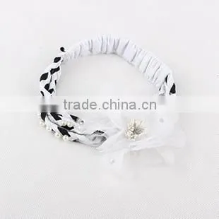 Cheap Fashion Design Lace Baby Hair Accessories Children Girl Headbands photo-4