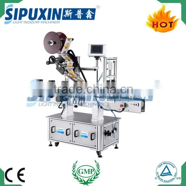 Sipuxin Automatic Plastic Bag Labeling Machine Top Labeling Machine photo-3