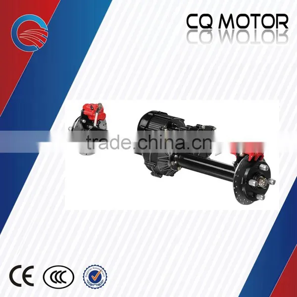 E-golf/E-tricycle/EV 1000mm Length Manual/Auto shift Drum/Disc Brake Axle BLDC Differential Motor
