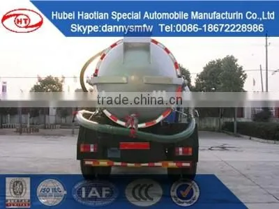 New Vacuum Suction Truck for Sale Hubei Haotian New Design Fecal Suction Truck Sewage Suction Truck photo-3