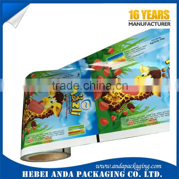 Flexible Plastic Roll Film Packaging Popsicle /plastic Frozen Food Packaging Bag/ Ice Candy Plastic Wrapper Supplier's Choice photo-6
