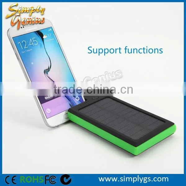 (Factory Direct) 8000mah Solar Power Bank, Power Bank Solar, Li-polymer Battery Power Bank Quality Choice photo-5