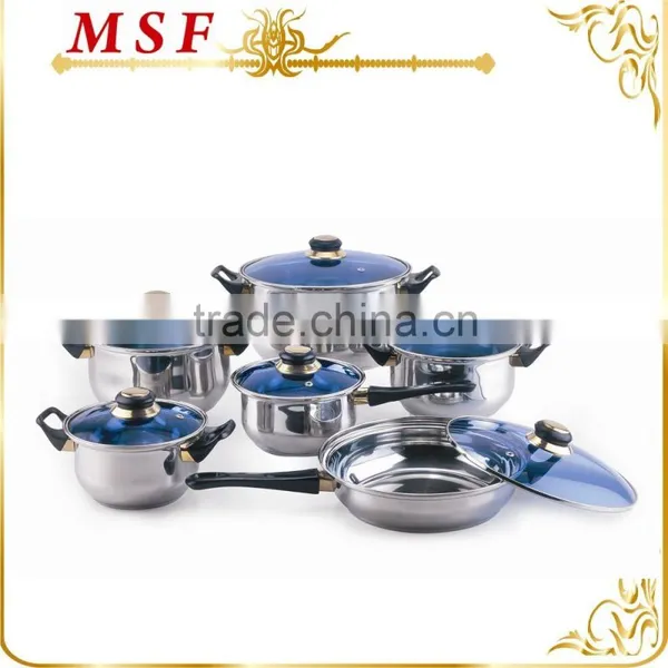 MSF-3020-Green Wholesale Cheap Prices for the 12pcs Stailess Steel Cookware Set Capsulated Bottom Not Used on Induction Cooker photo-5
