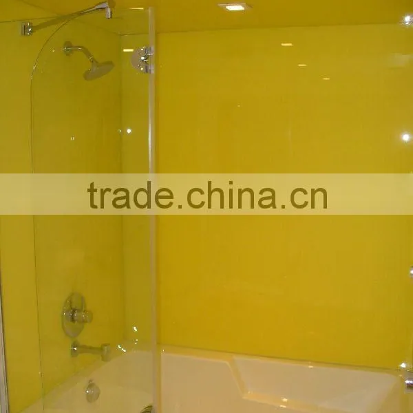 showerscreen tempered glass splashback for bathroom