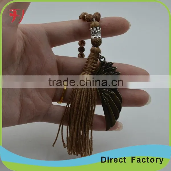 Fashion Long Woven Tassel Necklace Jewelry With Bead for Women Supplier's Choice photo-2