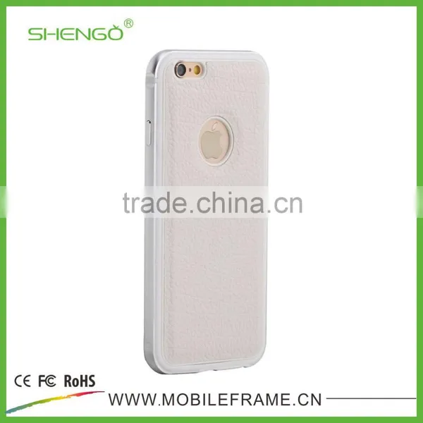 Shengo Simple Design PU Leather Custom Phone Cases Wholesale photo-6
