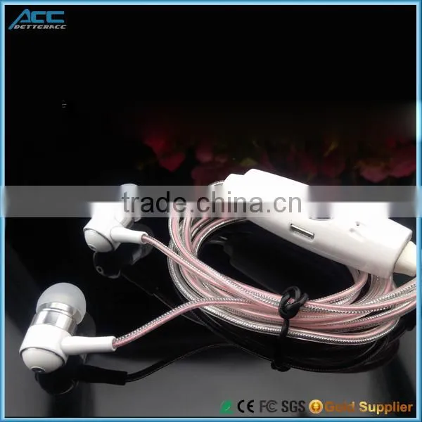 Classic EL Light Flowing Metal Stereo Earphone photo-4