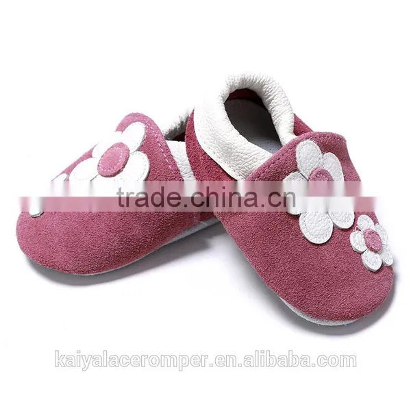 2016 New Arrival Baby Moccasins Shoes With Cute Little Flower photo-2