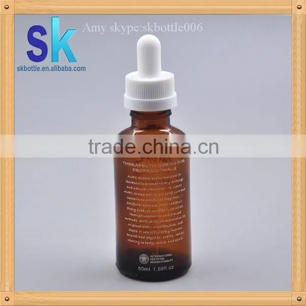 Amber Glass Bottles for Essential Oil 30ml Glass Dropper Bottle in the Tube photo-3