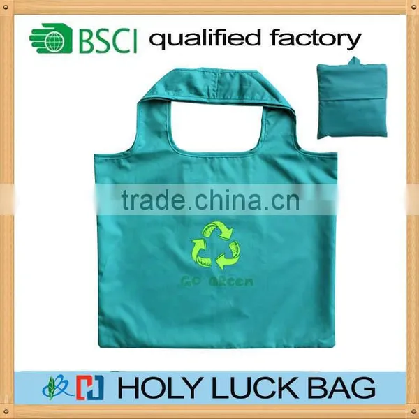 BSCI Customized Rpet/eco Recycled Pet Folding Shopping Custom Eco Bag China photo-3