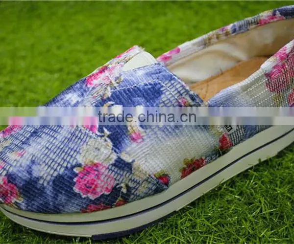 The New Color Printing High Bottom Ladies Casual Shoes photo-3