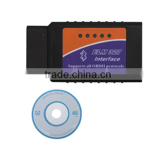 ELM327 Chip Interface Bluetooth OBD2 / OBD II Auto Car Diagnostic Scanner photo-3
