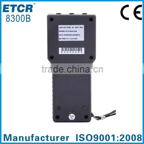 ETCR8300B Three Channel Leakage Monitoring Recorder Electrical Meter photo-2