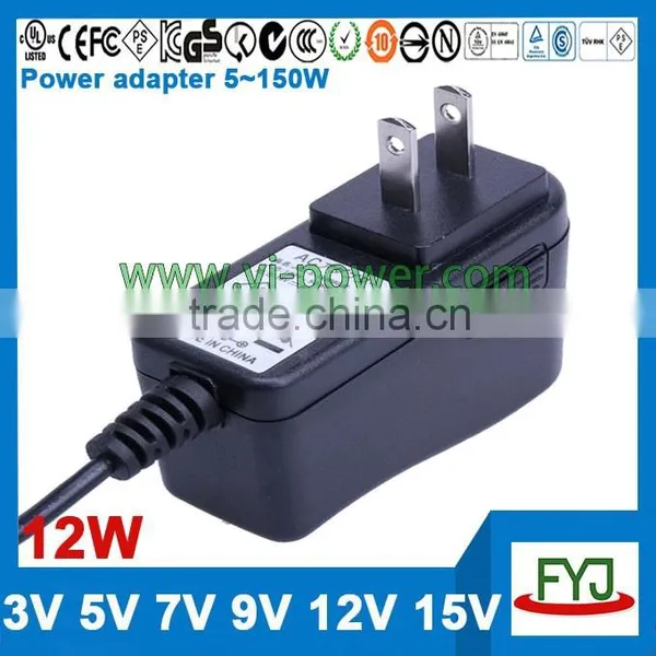 Wall Plug Universal Power Adapter 9v 1a Approved CCC CE UL FCC GS C-TICK PSE SAA KC BS photo-2