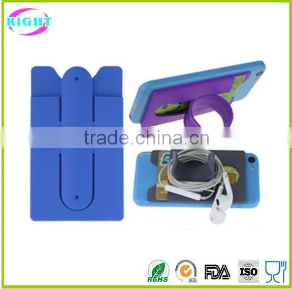 Silicone Card Holder Adhesive Back Stick Card Holder photo-2