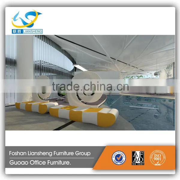 Latest Modern Design Lobby Corner Sofa Set S011 photo-4