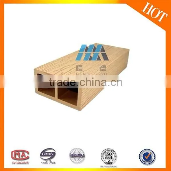 20 Year Guarantee Exterior Wood Plastic WPC Timber Tube photo-3