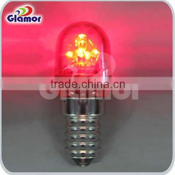 12V decorative bulb,E14 mini bulb,colorful pc cover