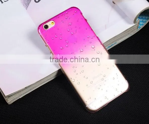4.7 Inch Mobile Phone Accessory Ultra Thin Clear Crystal 3d Water Rain Drop Phone Case Back Cover For IPhone 5 6 6 Plus photo-2