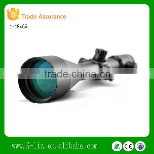 1/8 MOA Countersniper Rifle Scopes,World Longest Zoom Range New 4-48x65 Tactical Scope for High Power Rifles photo-3
