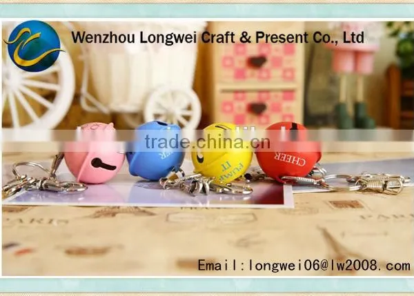 Bell Shaped Metal Color Keychain/free Sample Dolls Keychain/air Jordan Keychain