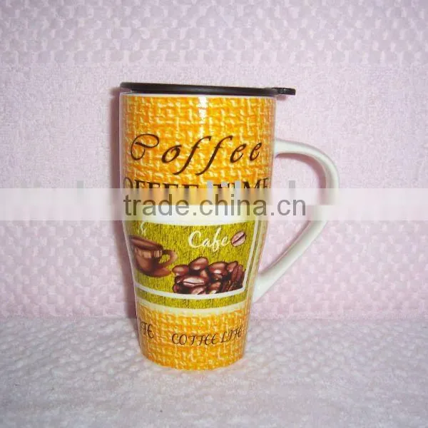 Nice Decoration 19 oz New Bone China Travel Mug