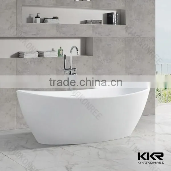 Western Style Soaking Bath Tub Spa Bath Sitting Bathtub photo-4