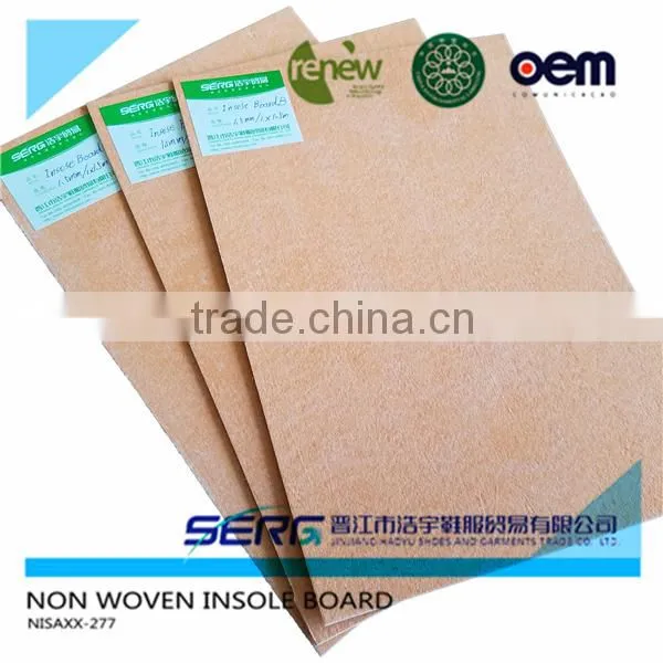 Fiber Insole Board and Paper Insole Board for Sport Shoes