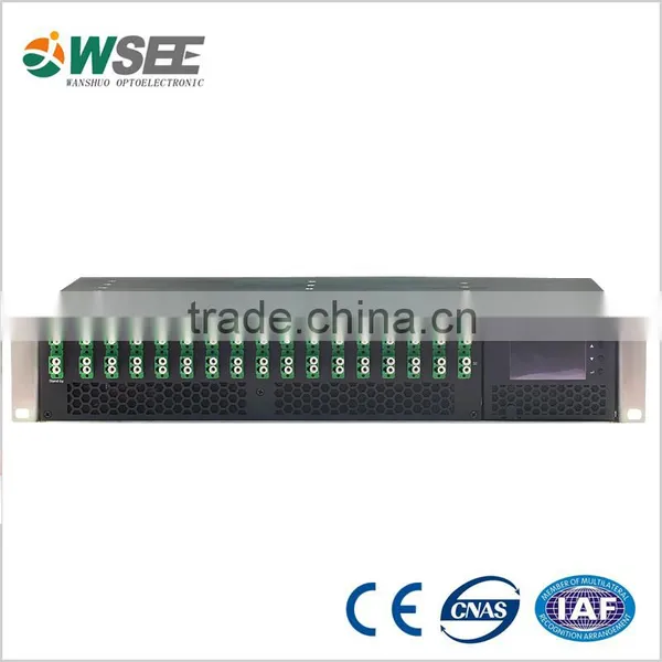 2U Rack High Power Wdm Optical Amplifier EDFA With OLT PON Port