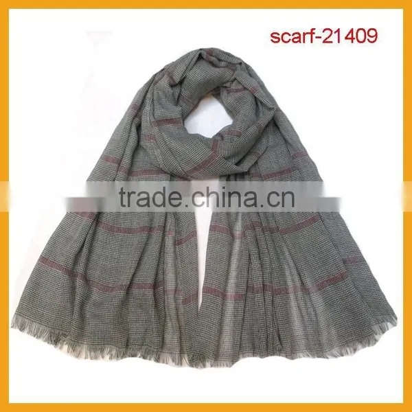 New Style Tartan Cotton Scarf photo-2