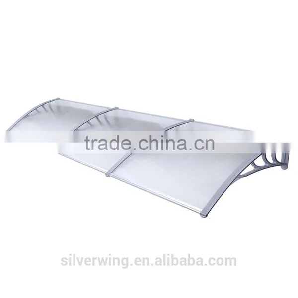 Affordable Outdoor DIY Polycarbonate Doors Canopy Rain Shelter photo-4