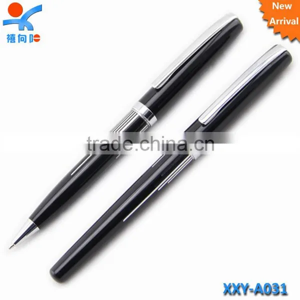 Pen set for promotion gift roller pen ball pen into set