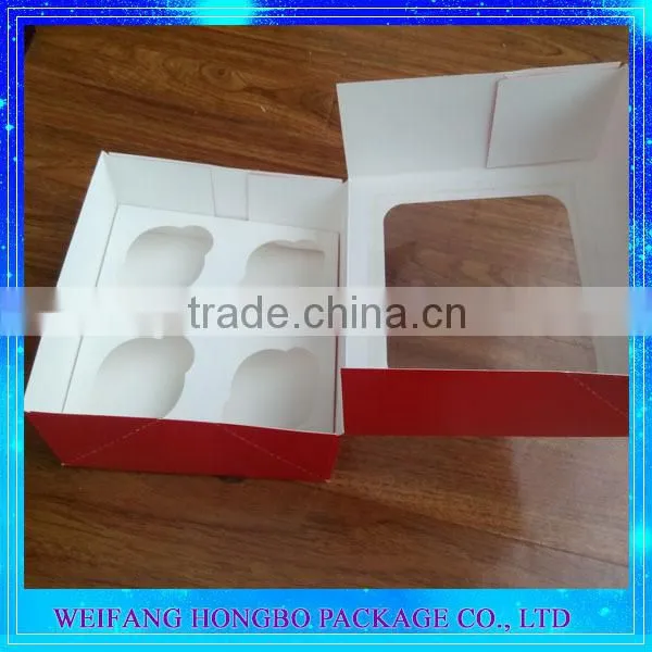 Factory Supplier Low Price Red White Cake Paper Box With ISO photo-4