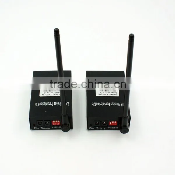 2.4GHZ 2W Wireless Audio Video Transmitter and Receiver av Out 2000m 2W 2.4G Wireless AV Video Sender + Receiver photo-6