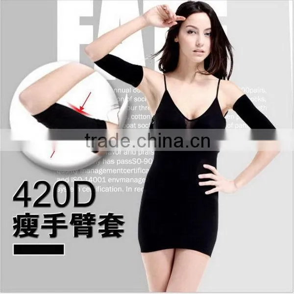 Wholesale Black High Elasticity Women Slimming Arm Shaper Sleeve Quality Choice photo-2