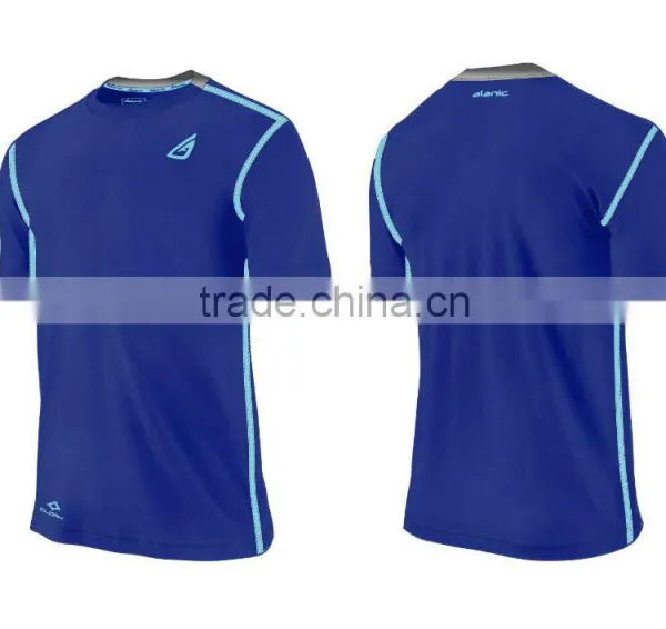 Mens Basic Short Sleeve Running Shirt Multiply Colors photo-2