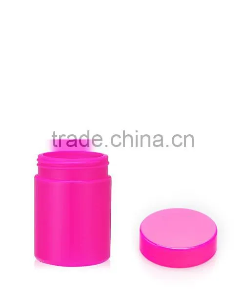 Rose Red UV Glossy HDPE Plastic Bottle