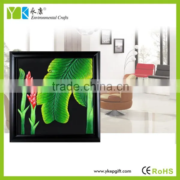 Canna Flower Wood Picture Frame Wall Hanging Decor,home Decoration Wooden photo-3