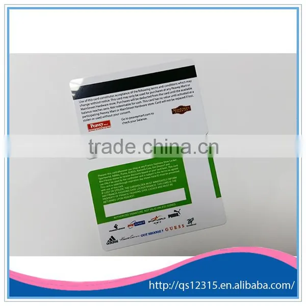 CR80 Glossy PVC Plastic Cards With Signature Pannel Printing photo-2