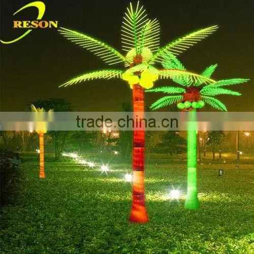 Artificial Palm Trees Street Motif Light Decoration photo-3