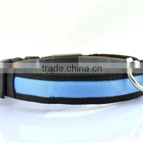 Beautiful Pet Dog Collars and Leads LED Light Pet Mascotas Cachorro Collars Large Dogs Luminous Fluorescent Collars Harness photo-5